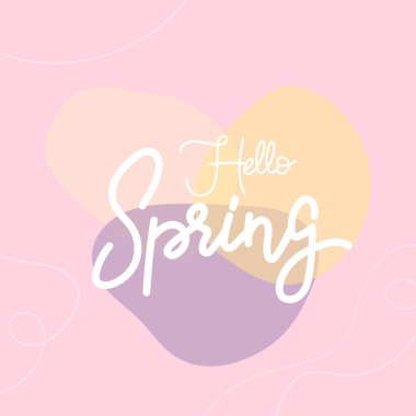 İyi ki doğum günü mektupları ve el yazısıyla yazılmış el yazısı. vektör illüstrasyonu