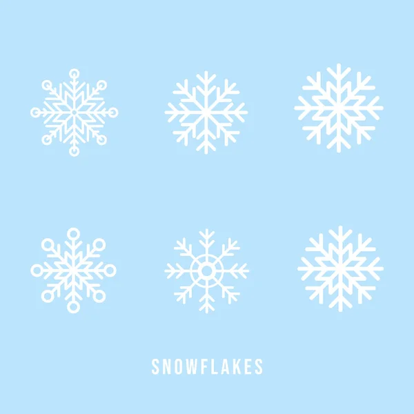 Schneeflocken Winter Illustration Des Wetterkonzepts Papierschnitt Stil Vektorillustration Eps — Stockvektor