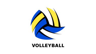 isolated on white background, illustration Vector EPS 10, can use for  Volleyball Championship Logo