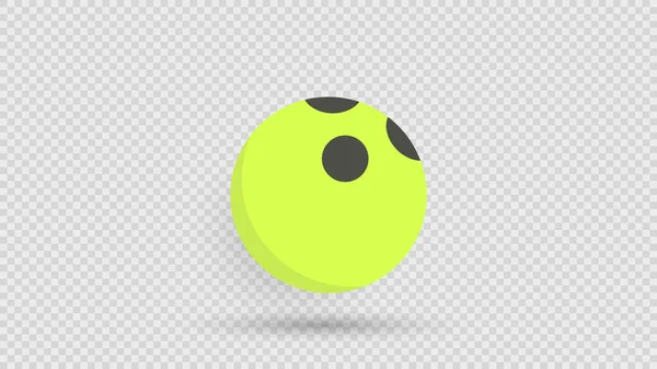 Bolos Icono Bola Símbolo Vector Aislado Sobre Fondo Transparente Vector — Vector de stock