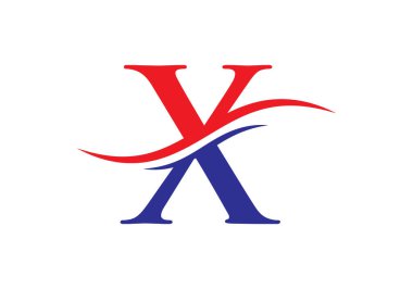 X Logo Tasarım Vektör Şablonu. İş ve Şirket Kimliği İçin İlk Harf X Logotype