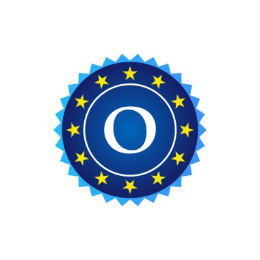 Rozet ve Etiket Logosu Mektup O O-O Rozeti Retro Vector Logo Şablon Rozetleri, Etiketler, Amblemler, İşaretler ve Tasarım