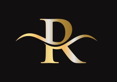 Şirketiniz için zarif ve şık R logosu tasarımı. R harfi logosu. Lüks markalaşma için R Logosu