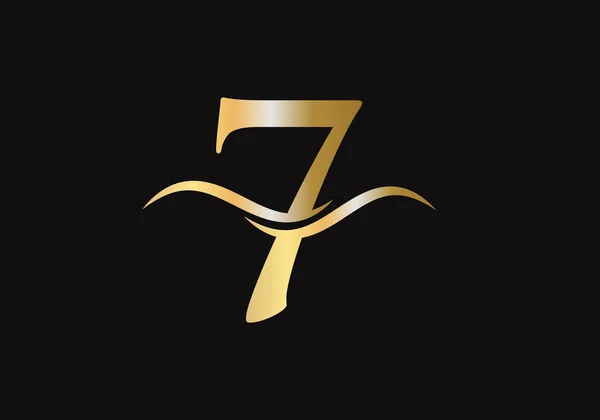 Modern Logotype Luxury Branding Initial Letter Business Logo Design Vector — Stock Vector