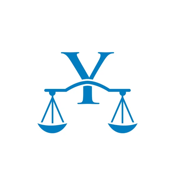 Escritório Advocacia Logo Design Letra Advogado Justiça Advogado Jurídico Serviço — Vetor de Stock