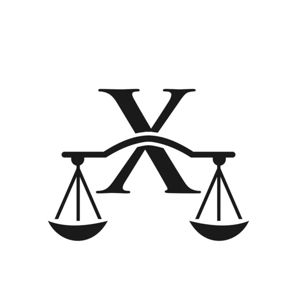字母十的律师事务所标志设计采购产品律师和司法 律师服务 法律办公室 比例尺 标志模板 — 图库矢量图片