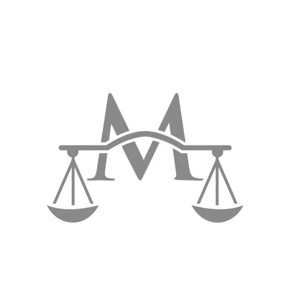 Law Firm Logo Design Letter Lawyer Justice Law Attorney Legal — стоковий вектор