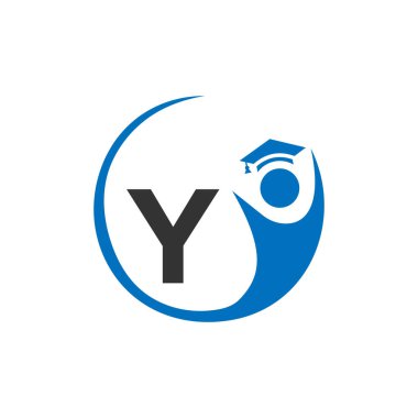 Y harfi eğitim logosu şablonu. Y Mektubu üzerine Eğitim Logosu, Temel Eğitim Şapkası Şablonu