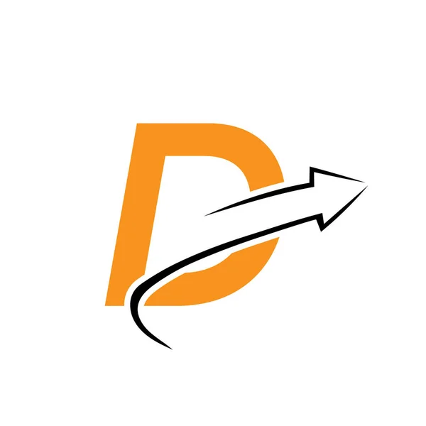 Logotipo Finanzas Con Letra Concepto Logo Marketing Negocios Financieros Plantilla — Vector de stock