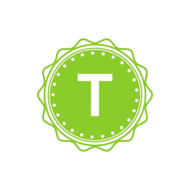 T Logosu Şablonu. Restoran, Kraliyet, Butik, Cafe, Otel, Heraldic, Mücevher, Moda, Şarap için Amblem T Logo Kimliği