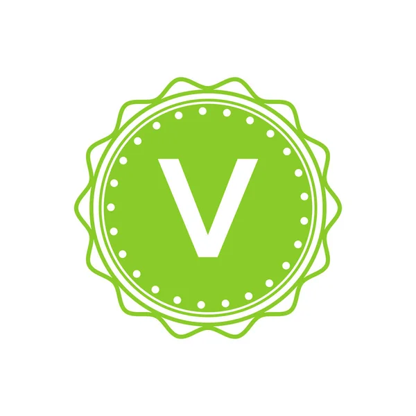 Plantilla Logo Letra Emblema Logo Identidad Para Restaurante Royalty Boutique — Vector de stock