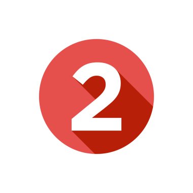 Alfabe, Metin Sembolü Düz Simge 2 Harf Uzun Gölge İşareti Şablonu