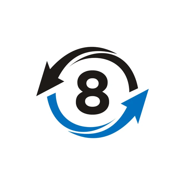 Logo Finanza Con Letter Concept Logo Commerciale Finanziario Modello Logo — Vettoriale Stock