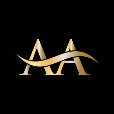 Adsız Alkolikler Logo Tasarım Şablonu. AA, A Letter logosu Modern, Düz, Minimalist, İş, Şirket Şablonu