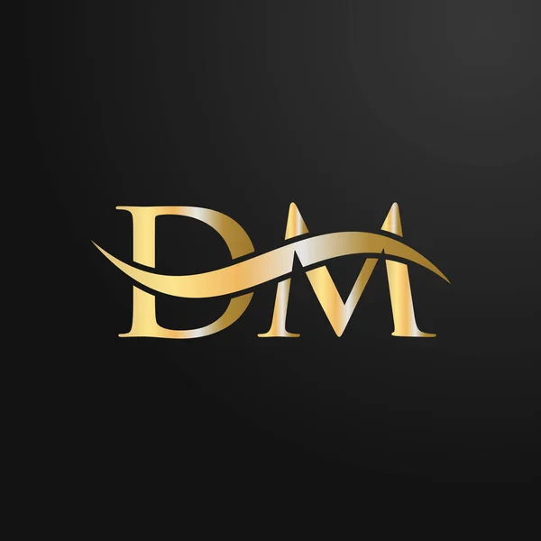 Modelo Design Logotipo Carta Letter Logo Moderno Plano Minimalista Negócios — Vetor de Stock