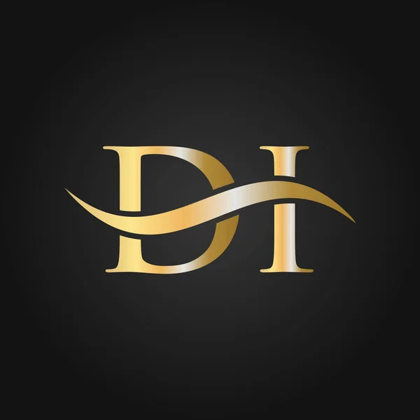 Dedektif Logo Tasarım Şablonu Mektup Logosu Modern Düz Minimalist Şirket — Stok Vektör