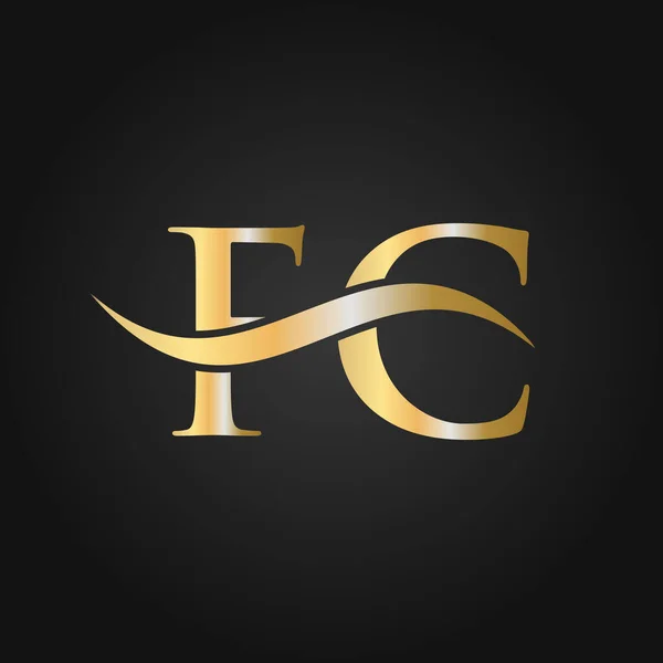 Brief Logo Design Template Letter Logo Modern Flat Minimalistisch Bedrijf — Stockvector