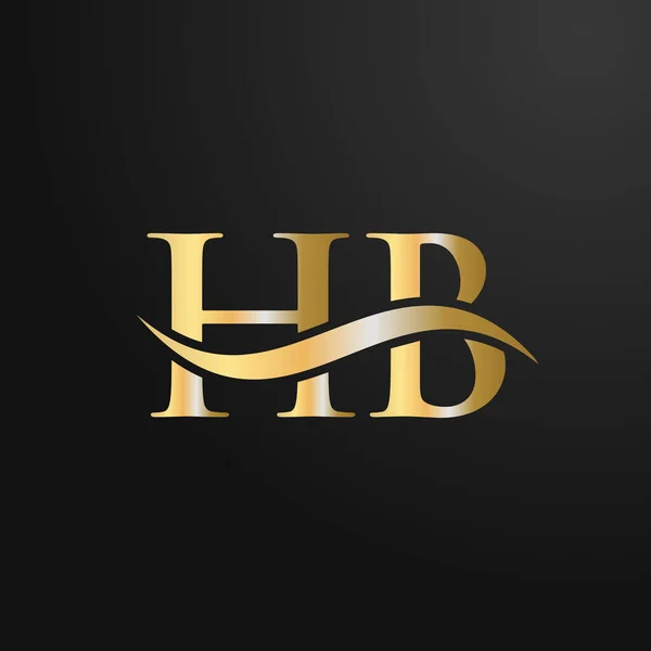 Buchstabe Logo Design Template Letter Logo Modern Flach Minimalistisch Geschäft — Stockvektor
