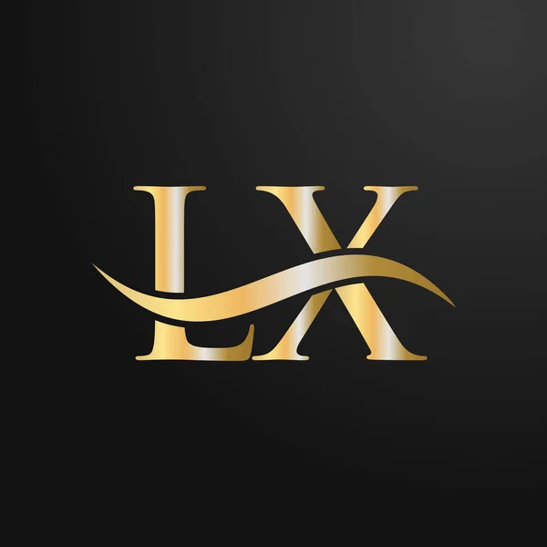 Šablona Návrhu Loga Letter Logo Moderní Ploché Minimalistické Obchodní Company — Stockový vektor