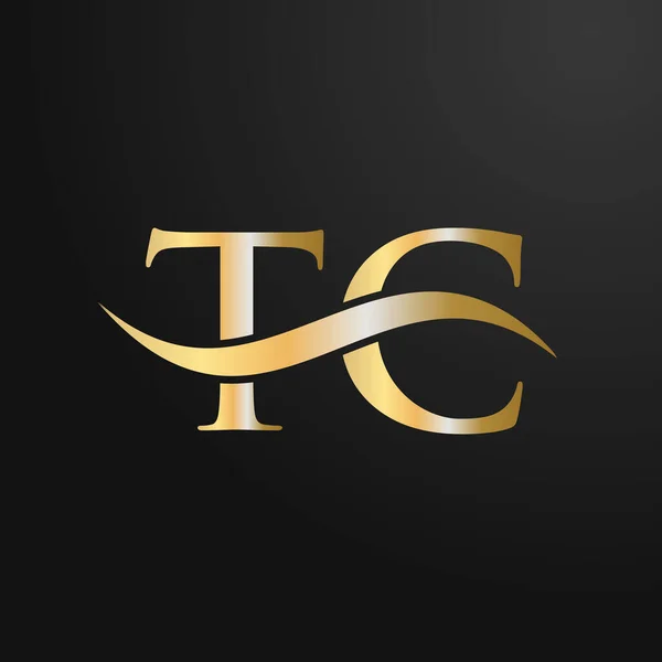 Πρότυπο Σχεδίασης Λογότυπου Γραμμάτων Letter Logo Modern Flat Minimalist Επιχειρήσεις — Διανυσματικό Αρχείο