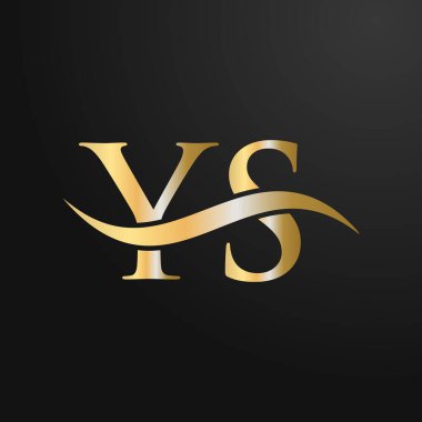 YS Harfi Logo Tasarım Şablonu. YS, Y S Harfi Logosu Modern, Düz, Minimalist, İş, Şirket İşareti