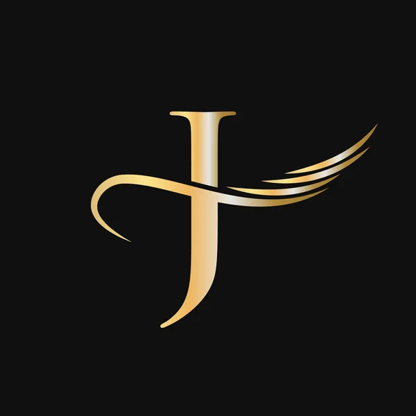 Szablon Projektu Logo Litery Identyfikator Pisma Wektor Tożsamości Biznesowej Firmowej — Wektor stockowy