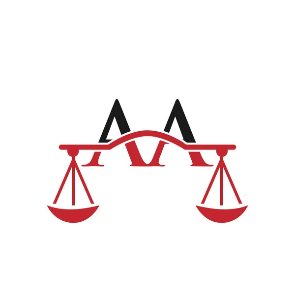 Law Firm Letter Logo Design Lawyer Justice Law Attorney Legal — 图库矢量图片