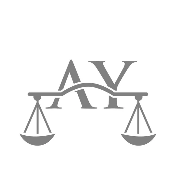 Escritório Advocacia Carta Logo Design Advogado Justiça Advogado Jurídico Serviço —  Vetores de Stock