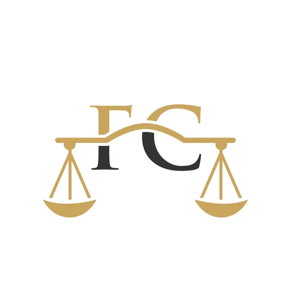 Letra Del Bufete Abogados Logo Design Abogado Justicia Abogado Jurídico — Archivo Imágenes Vectoriales