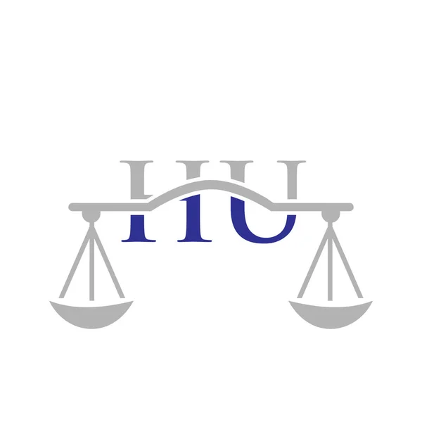 List Kancelarii Prawnej Logo Design Adwokat Sprawiedliwość Prawnik Prawnik Adwokat — Wektor stockowy