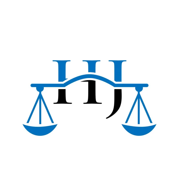 Advokátní Kancelář Logo Design Advokát Justice Law Attorney Legal Lawyer — Stockový vektor