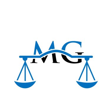 Hukuk Firması Harf MG Logo Tasarımı. Avukat, Adalet, Avukat, Hukuk Bürosu, Hukuk Bürosu, Terazi, Hukuk Bürosu, Hukuk Firması, Avukat Şirket MG Logo Şablonu