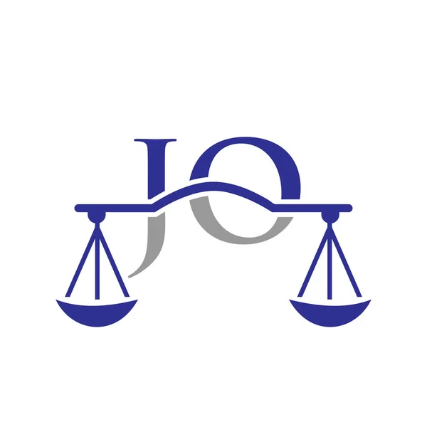 Právnická Firma Letter Logo Design Advokát Justice Law Attorney Legal — Stockový vektor