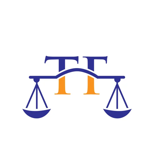 Law Firm Letter Logo Design Lawyer Justice Law Attorney Legal — Stockvektor