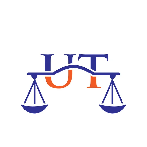 Letra Del Bufete Abogados Logo Design Abogado Justicia Abogado Jurídico — Archivo Imágenes Vectoriales