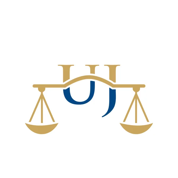 Advokatfirman Brev Logo Design Advokat Domstol Advokat Juridisk Advokatbyrå Advokatbyrå — Stock vektor