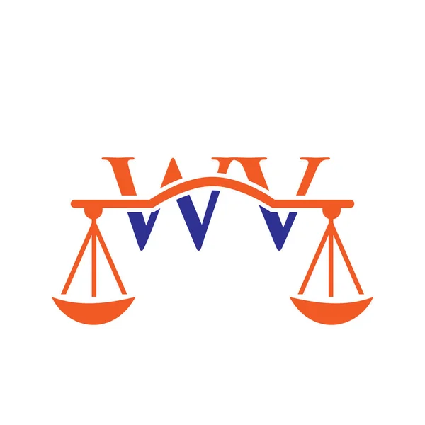 Юридична Фірма Лист Logo Design Адвокат Справедливість Адвокат Юридична Адвокатська — стоковий вектор