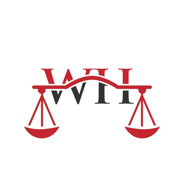 Kancelaria Adwokacka List Logo Design Adwokat Sprawiedliwość Prawnik Prawnik Adwokat — Wektor stockowy