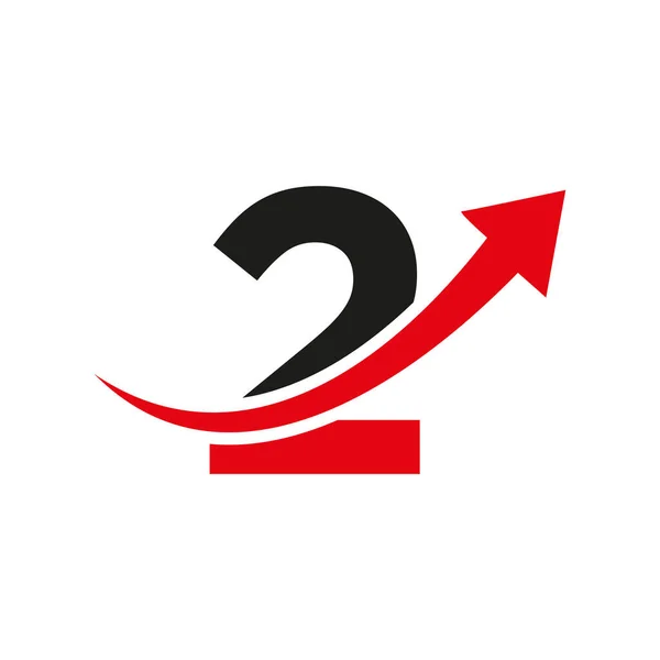 Harf Kavramlı Finans Logosu Pazarlama Finansal Logosu Harf Finansal Logo — Stok Vektör