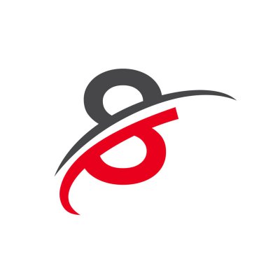 Initial Letter 8 Logo Vector Template Modern and Simple Design. 8 Logotype For Business And Company Identity