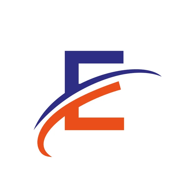Initial Letter Logo Vector Template Modern Simple Design Logotype Business — 图库矢量图片