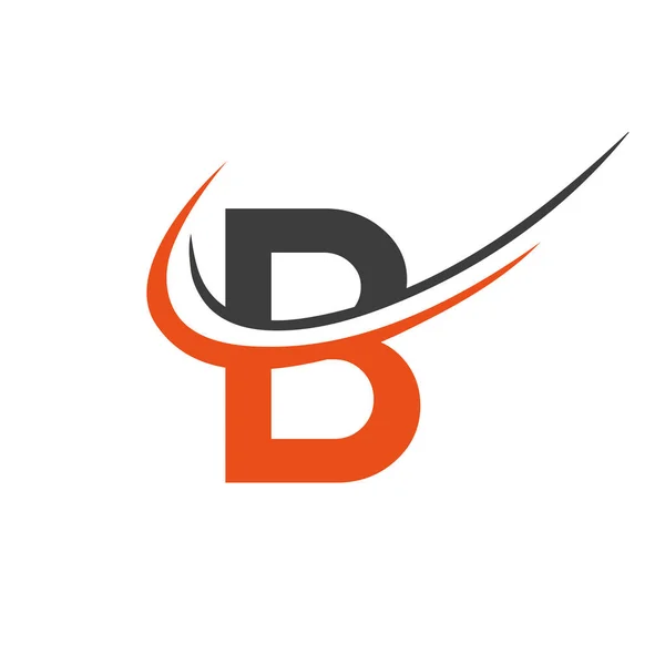 Letter Logo Vector Template Modern Simple Design Logotype Business Company — Stok Vektör