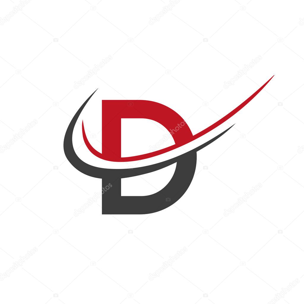 Letter D Logo Vector Template Modern and Simple Design. D Logotype For Business And Company Identity, Modern, Flat And Minimalist Template