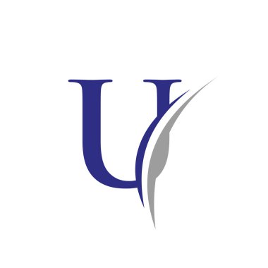 Initial U Letter Alphabet Logo Design In Vector Format. Letter U Logo Illustration