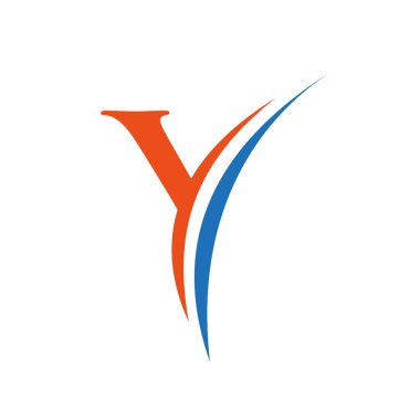Initial Y Letter Alphabet Logo Design In Vector Format. Letter Y Logo Illustration