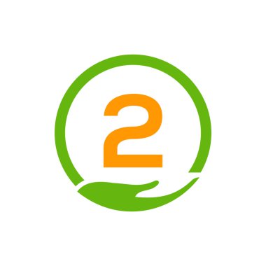 Charity Help Logo 'yu 2. Mektup Tasarım Şablonu' na Yardım Eder. Bakım, Paylaşım, Yardım, Sağlık, Bağış Örgütü 2 Logottip Tasarım