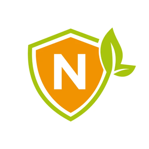 Eco Leaf Agriculture Logo Letter Vector Template Eco Teken Agronomie — Stockvector