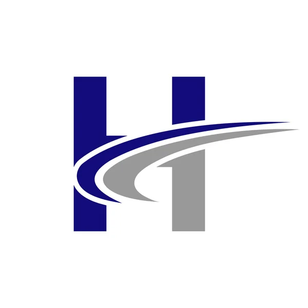 Harfi Pazarlama Finans Işleri Için Logo Tasarımı Baş Harfi Logotype — Stok Vektör