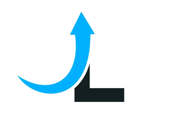 Logotipo Financeiro Com Conceito Letra Marketing Logotipo Negócios Financeiros Modelo — Vetor de Stock