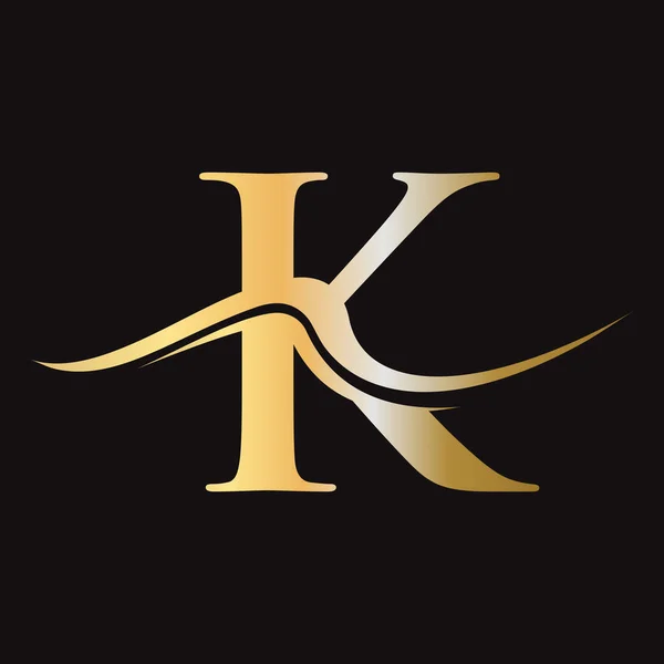 字母K标志向量模板 K型图标 雅致的K标志设计 — 图库矢量图片